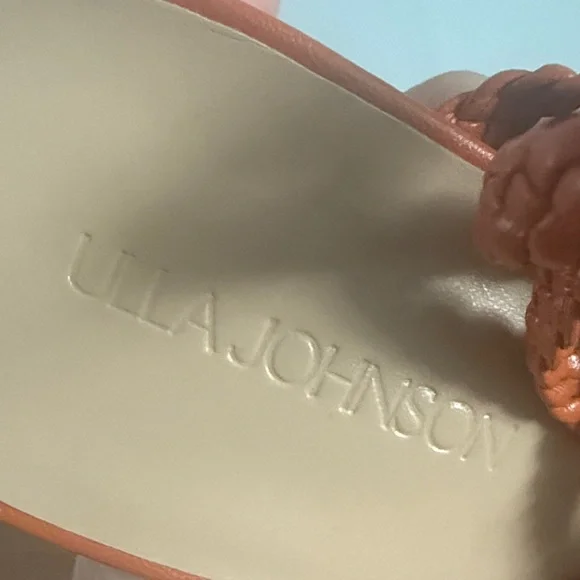 Elegant Women's Woven Heels - Orange - Picture 10 of 10